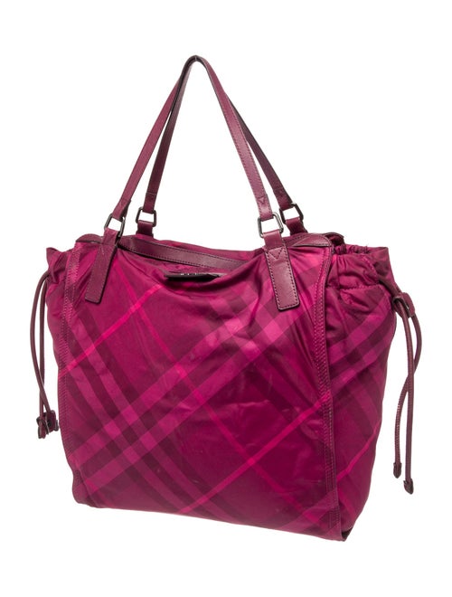 Burberry Smoked Check Bucket Bag