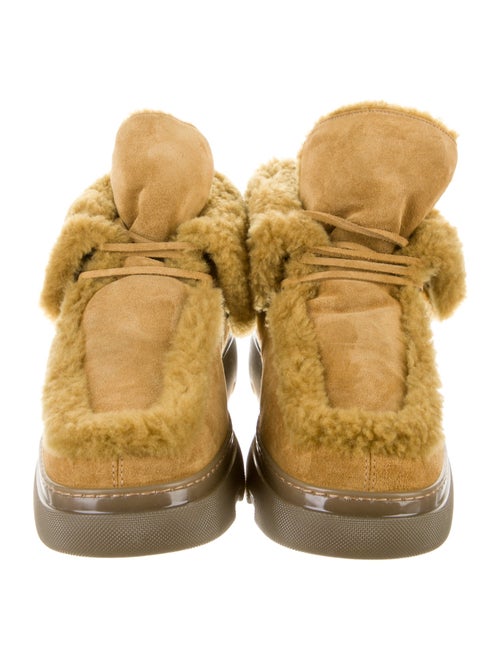 Burberry Suede Lace-Up Boots