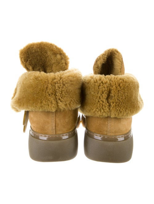 Burberry Suede Lace-Up Boots