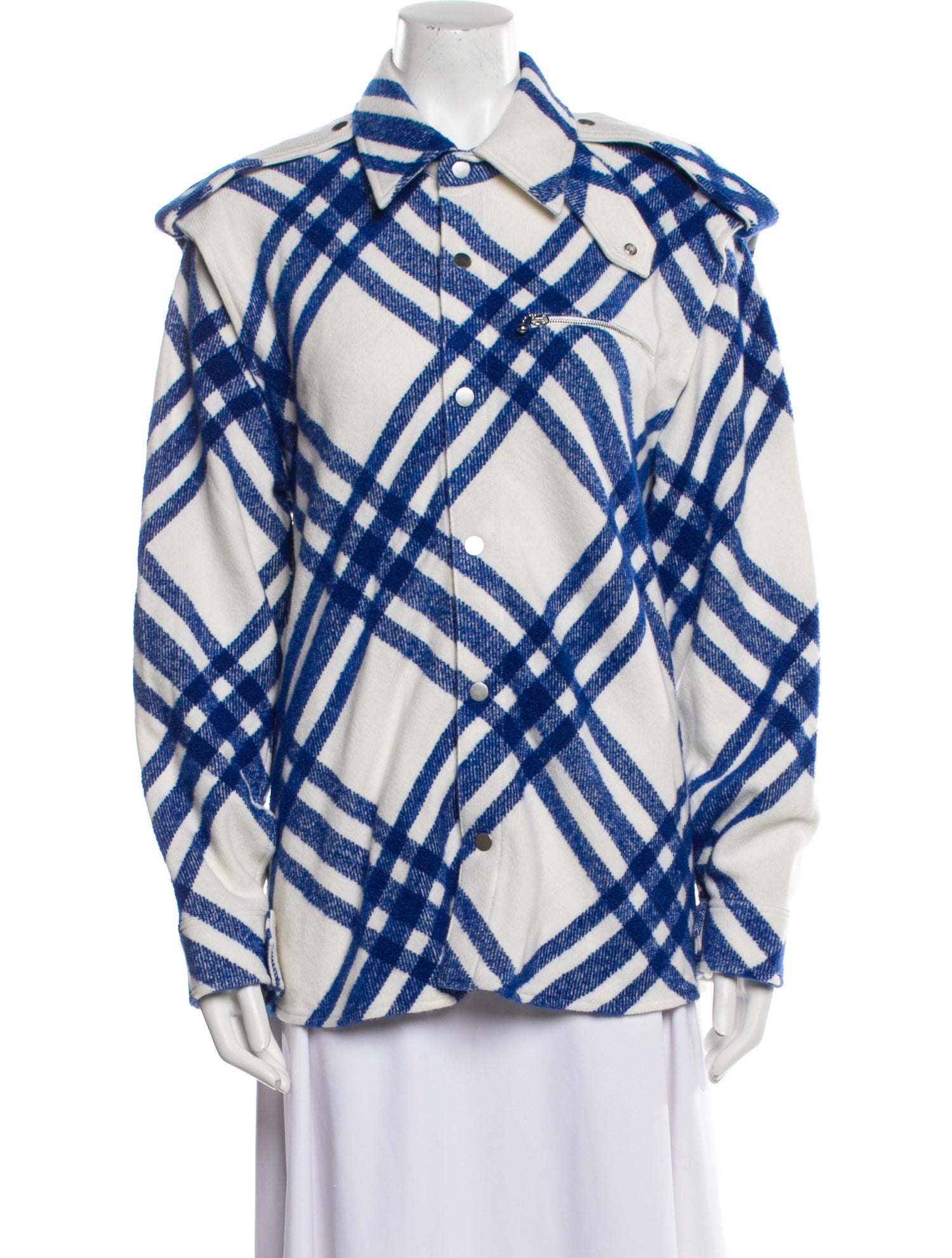 Burberry Wool Printed Jacket