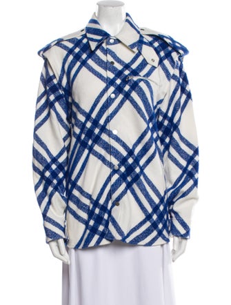 Burberry Wool Printed Jacket