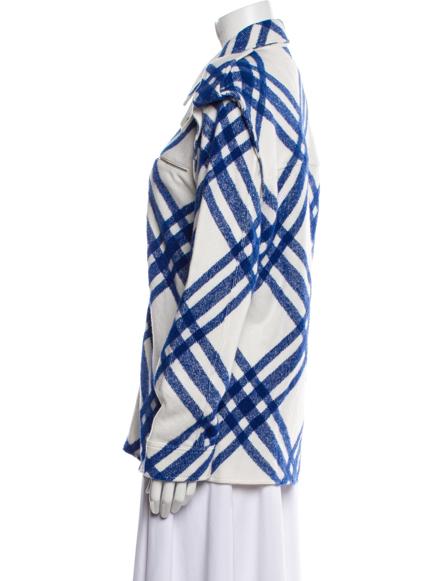 Burberry Wool Printed Jacket