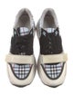 Burberry Nova Check Pattern Canvas Athletic Sneakers