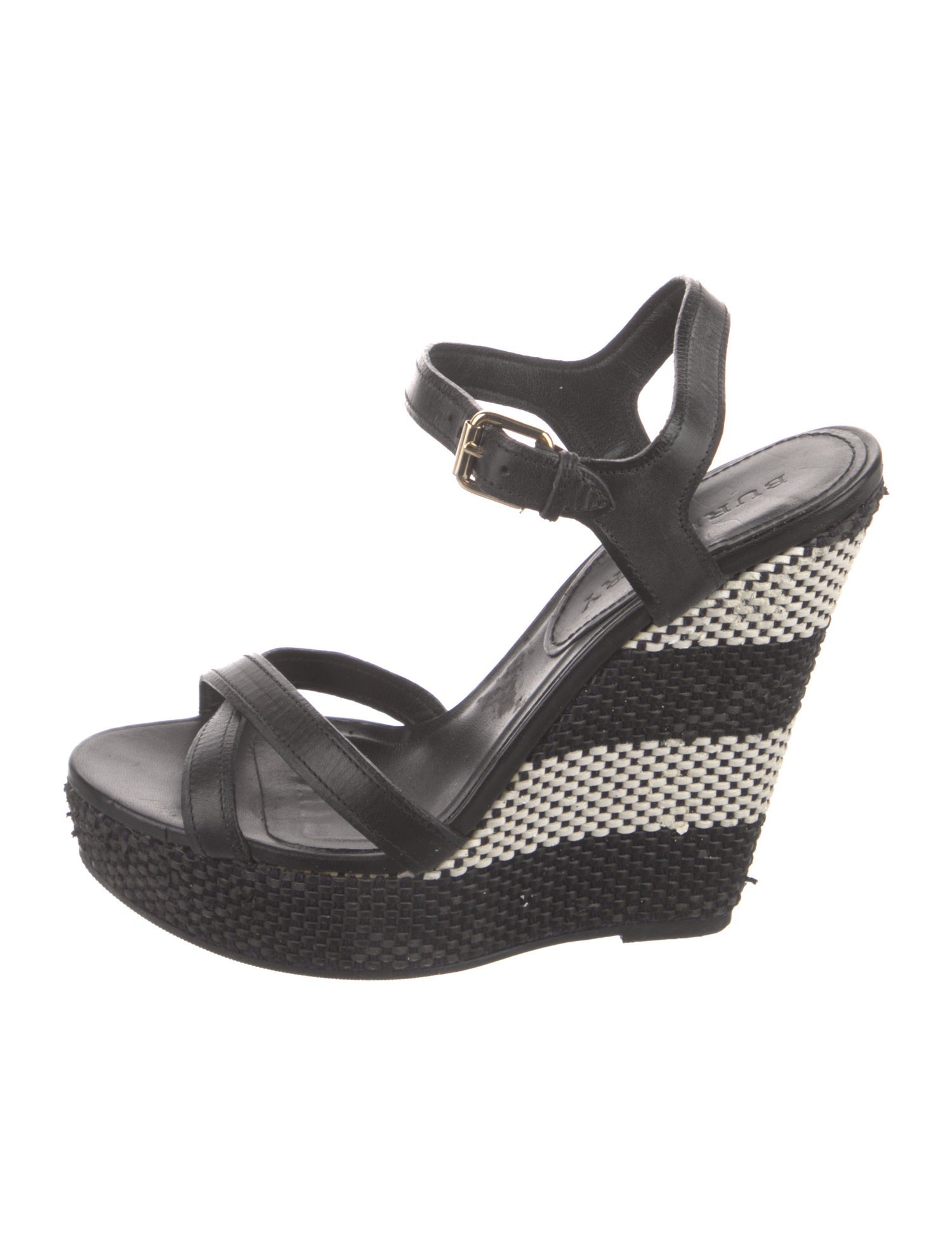 Burberry Leather Espadrilles