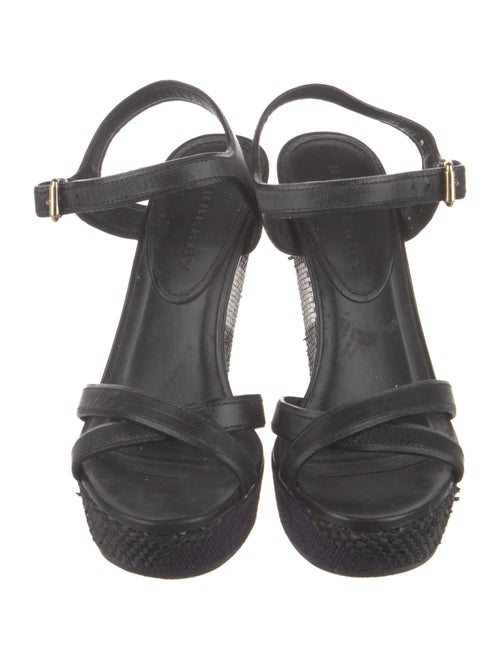 Burberry Leather Espadrilles