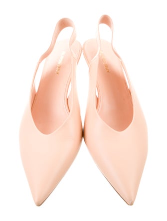 Burberry Leather Slingback Pumps