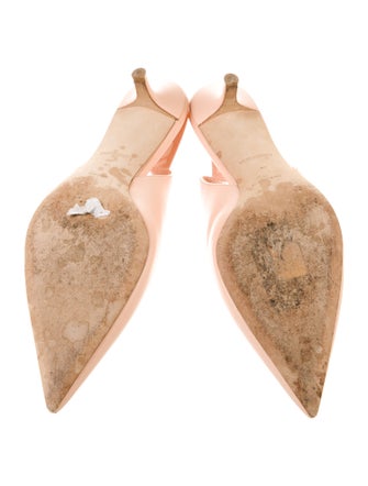 Burberry Leather Slingback Pumps