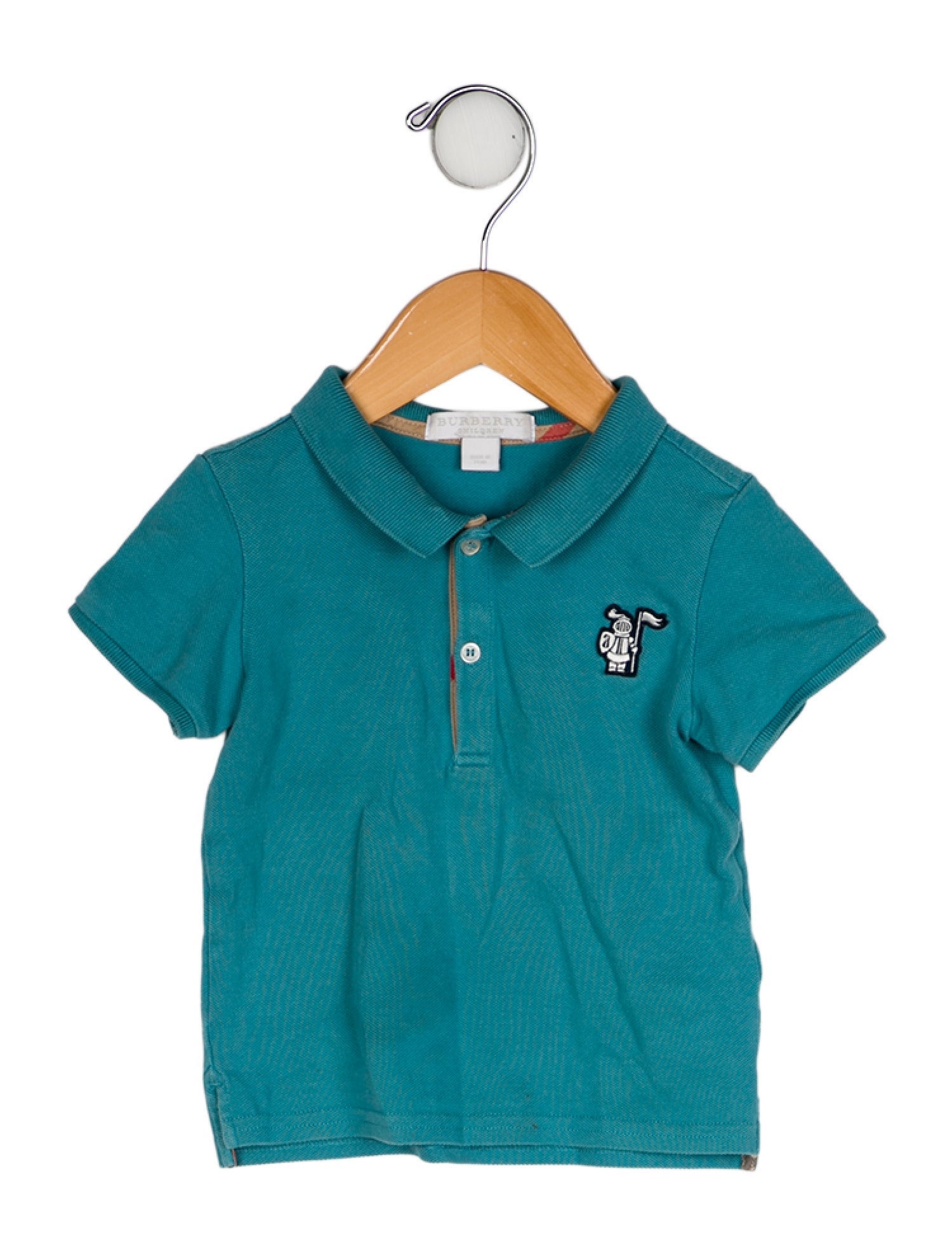 Burberry Solid Polo Top