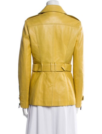 Burberry Leather Utility Jacket