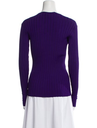 Burberry Crew Neck Long Sleeve Top