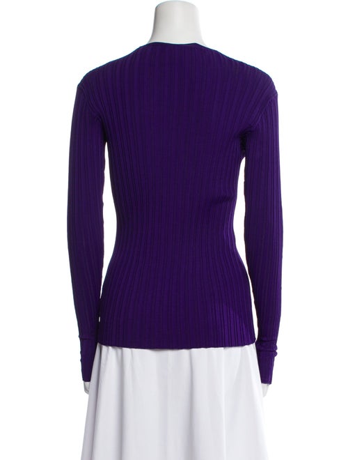 Burberry Crew Neck Long Sleeve Top