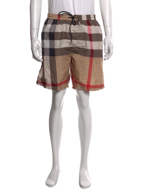 Burberry Exploded Check Pattern Swim Trunks