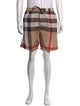 Burberry Exploded Check Pattern Swim Trunks