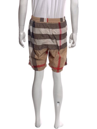 Burberry Exploded Check Pattern Swim Trunks