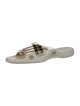 Burberry Abstract Check Rubber Slides