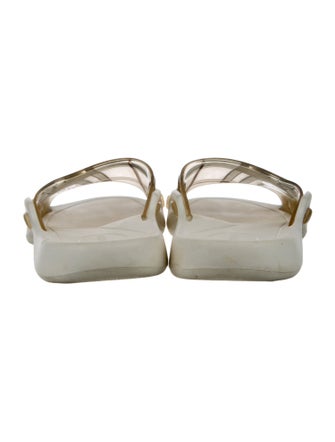 Burberry Abstract Check Rubber Slides