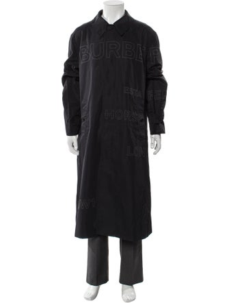 Burberry Graphic Print Overcoat