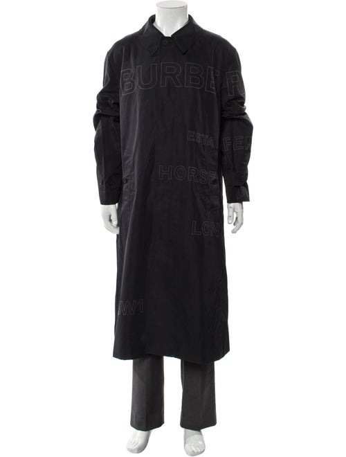 Burberry Graphic Print Overcoat