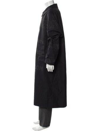 Burberry Graphic Print Overcoat