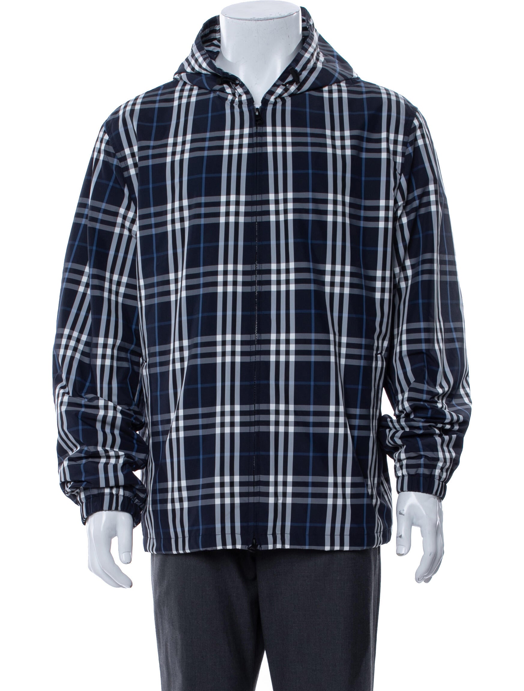Burberry Nova Check Pattern Peacoat