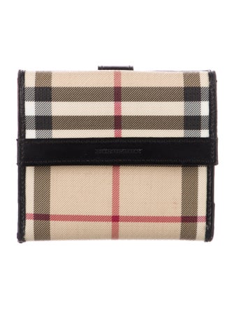 Burberry Nova Check Pattern Bifold Wallet
