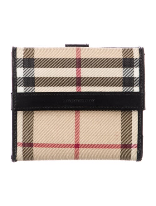 Burberry Nova Check Pattern Bifold Wallet