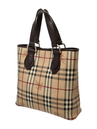 Burberry Haymarket Check Tote