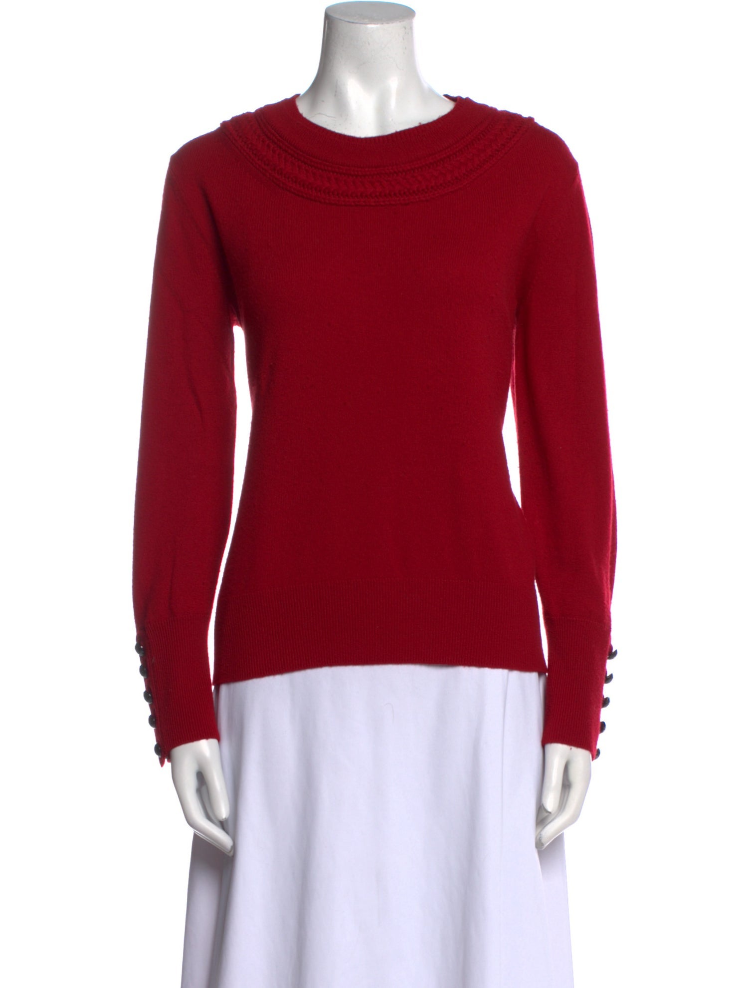 Burberry Cashmere Bateau Neckline Sweater