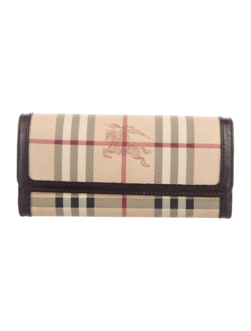 Burberry Printed Continental Wallet