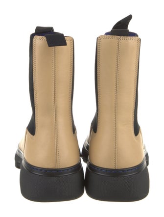 Burberry Leather Chelsea Boots