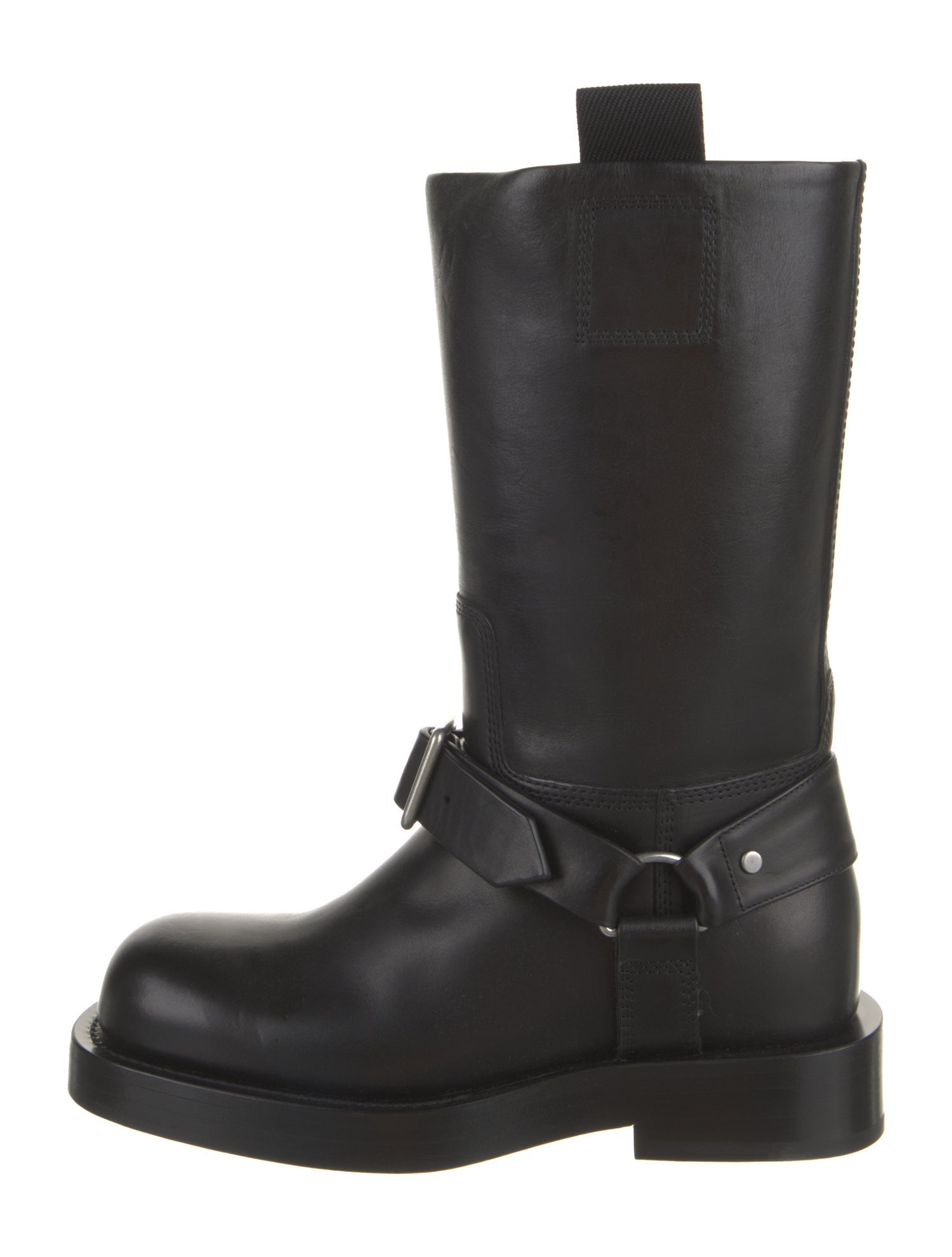 Burberry Leather Moto Boots