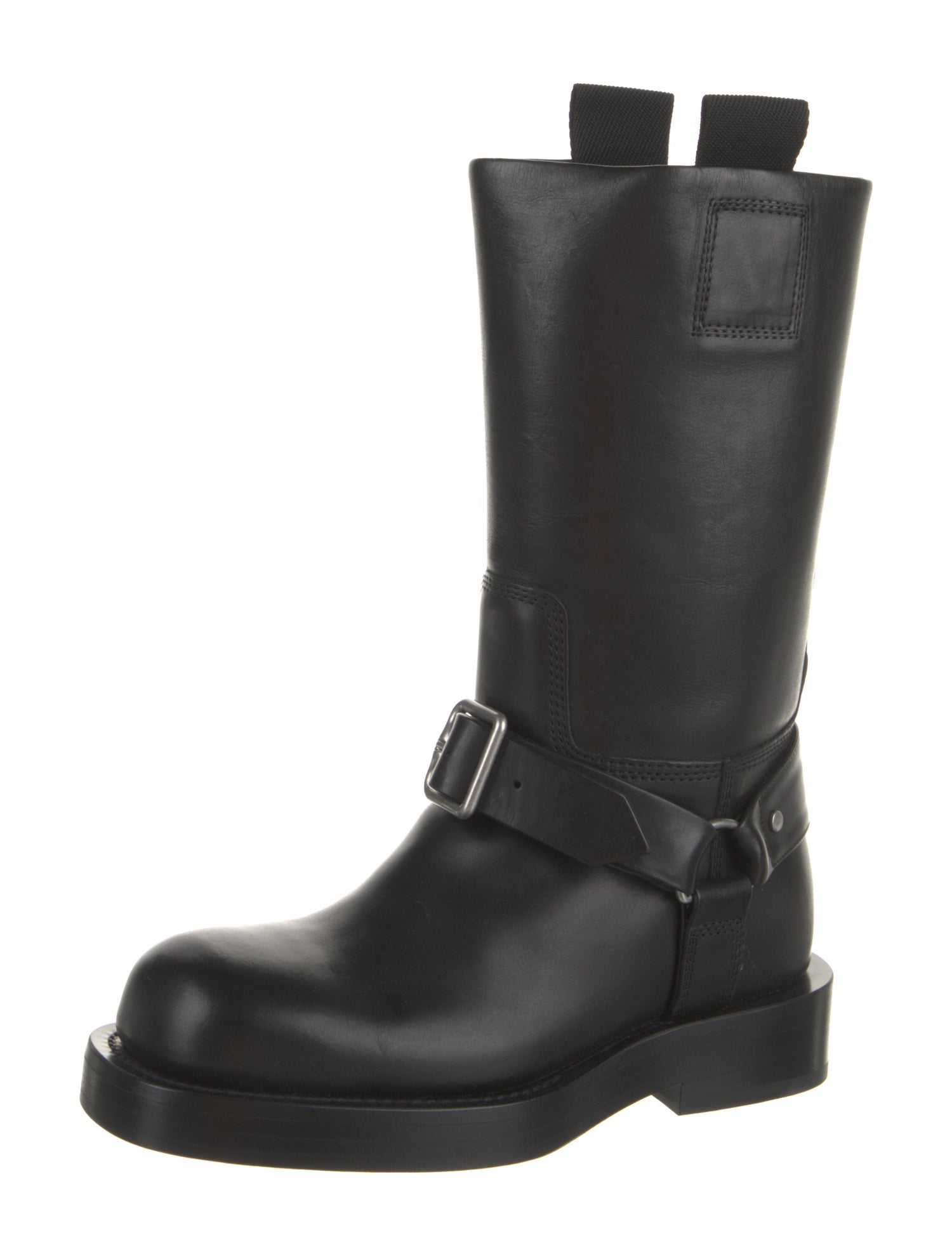Burberry Leather Moto Boots