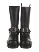 Burberry Leather Moto Boots