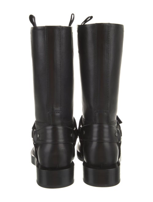 Burberry Leather Moto Boots