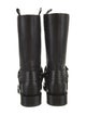 Burberry Leather Moto Boots