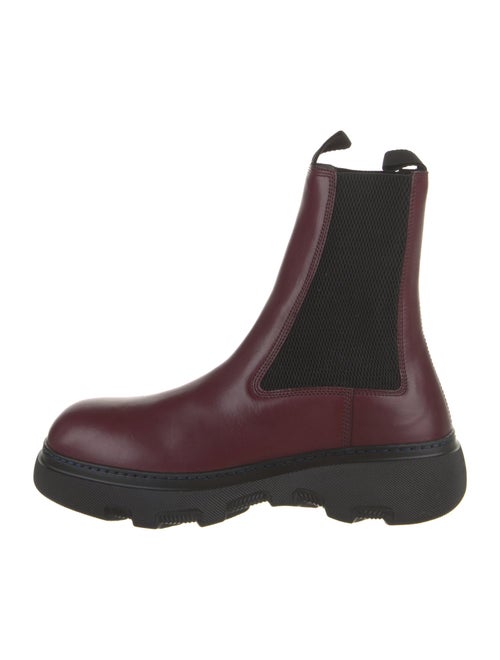 Burberry Leather Chelsea Boots