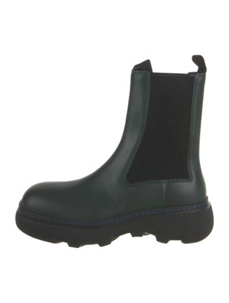 Burberry Leather Chelsea Boots