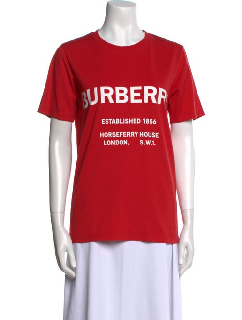 Burberry Graphic Print Crew Neck T-Shirt