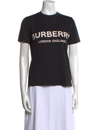 Burberry Graphic Print Crew Neck T-Shirt