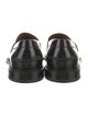 Burberry Leather Scalloped Accent Loafers