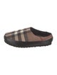 Burberry Leather Printed Moccasins