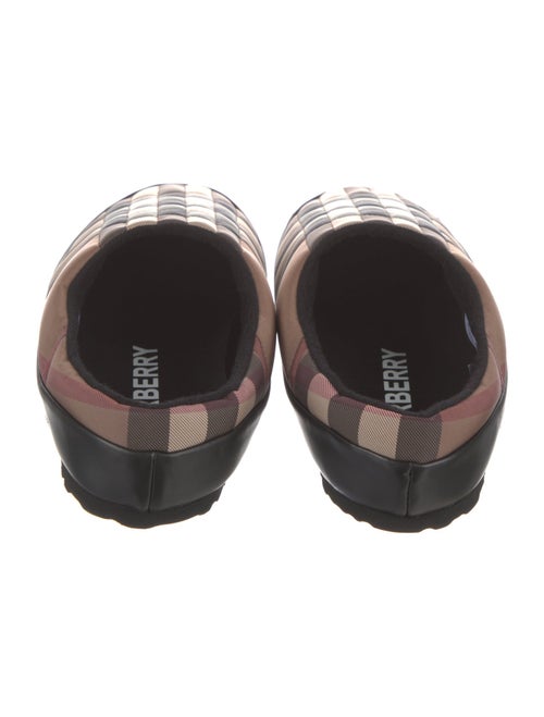 Burberry Leather Printed Moccasins