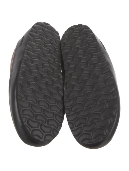 Burberry Leather Printed Moccasins