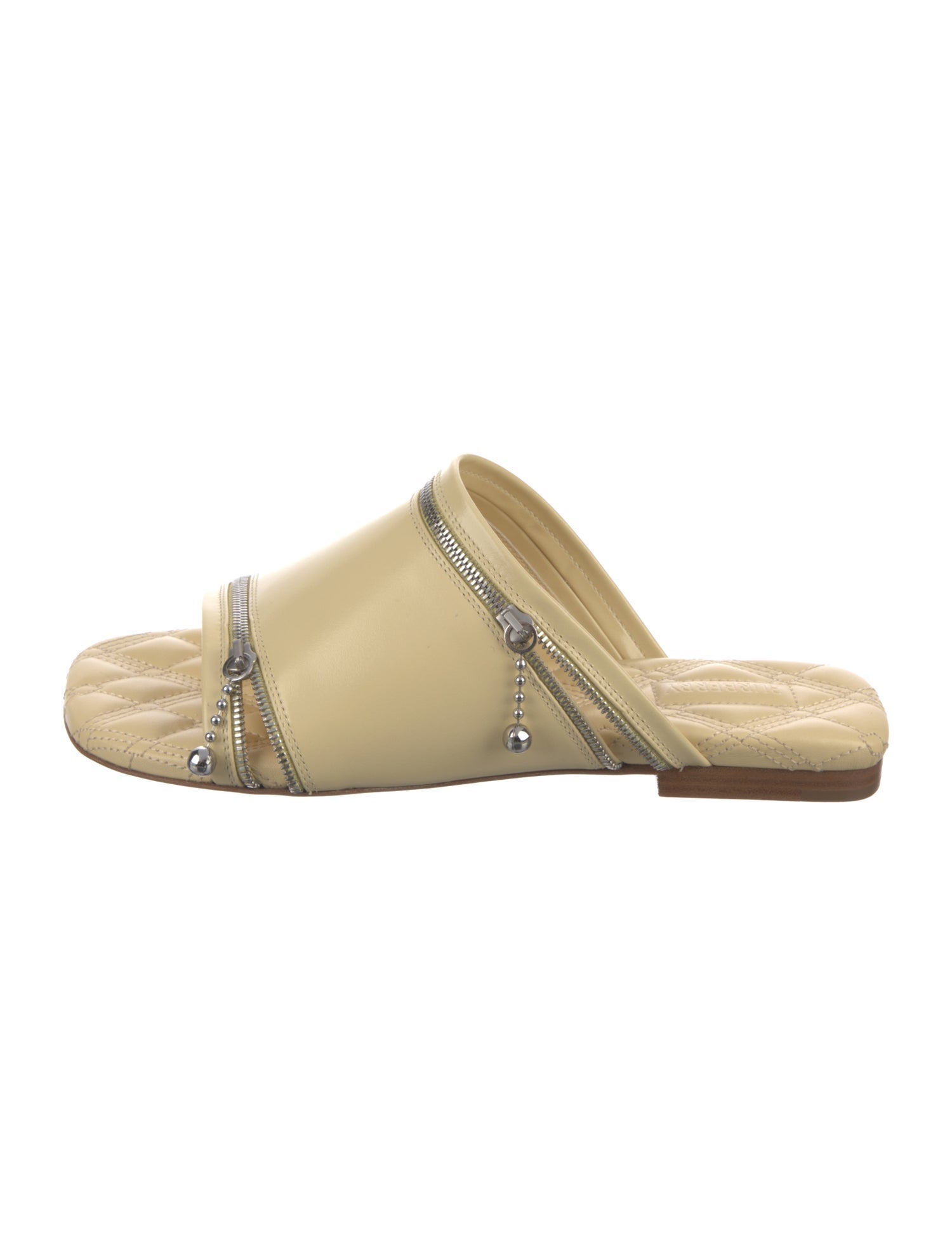 Burberry Leather Slides