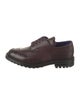 Burberry Leather Lasercut Accents Derby Shoes
