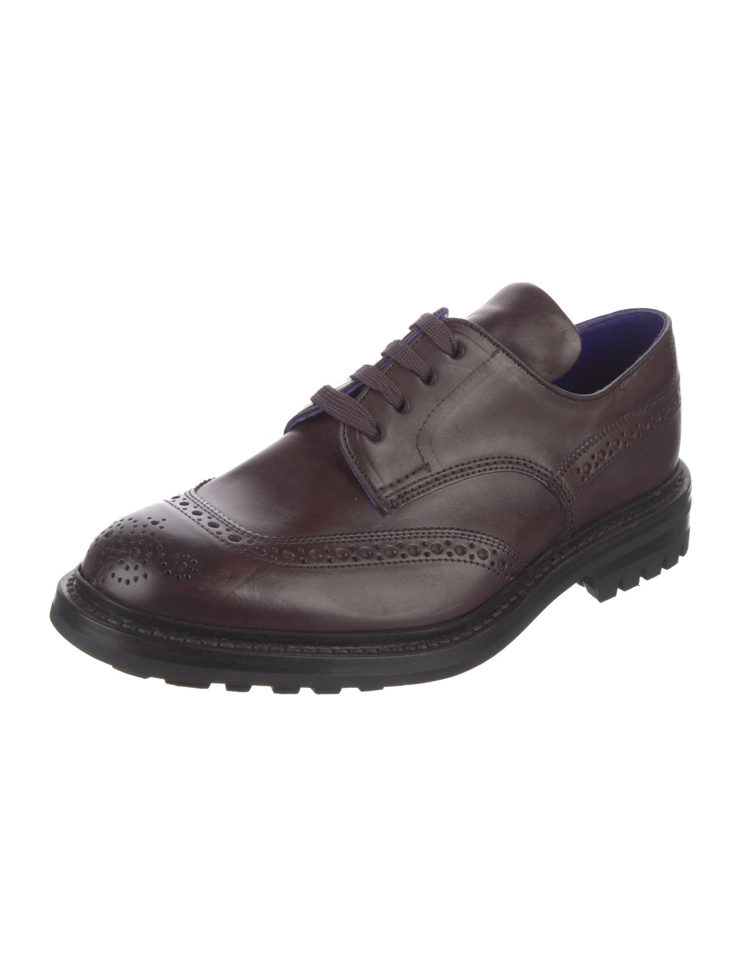 Burberry Leather Lasercut Accents Brogues