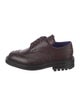 Burberry Leather Lasercut Accents Oxfords