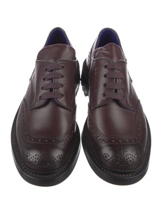 Burberry Leather Lasercut Accents Brogues