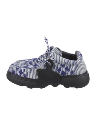 Burberry Printed Lace-Up Boots