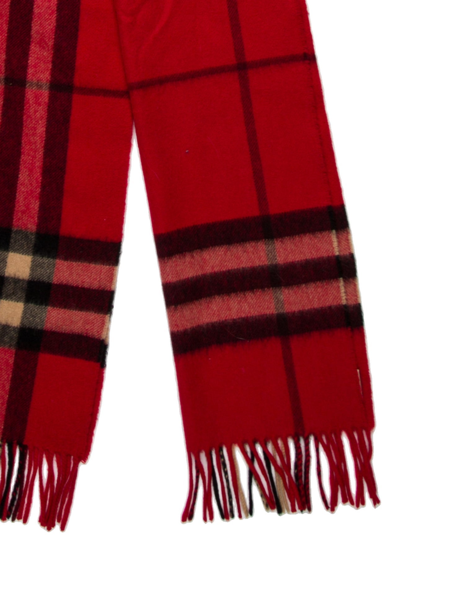 Burberry Cashmere House Check Pattern Scarf